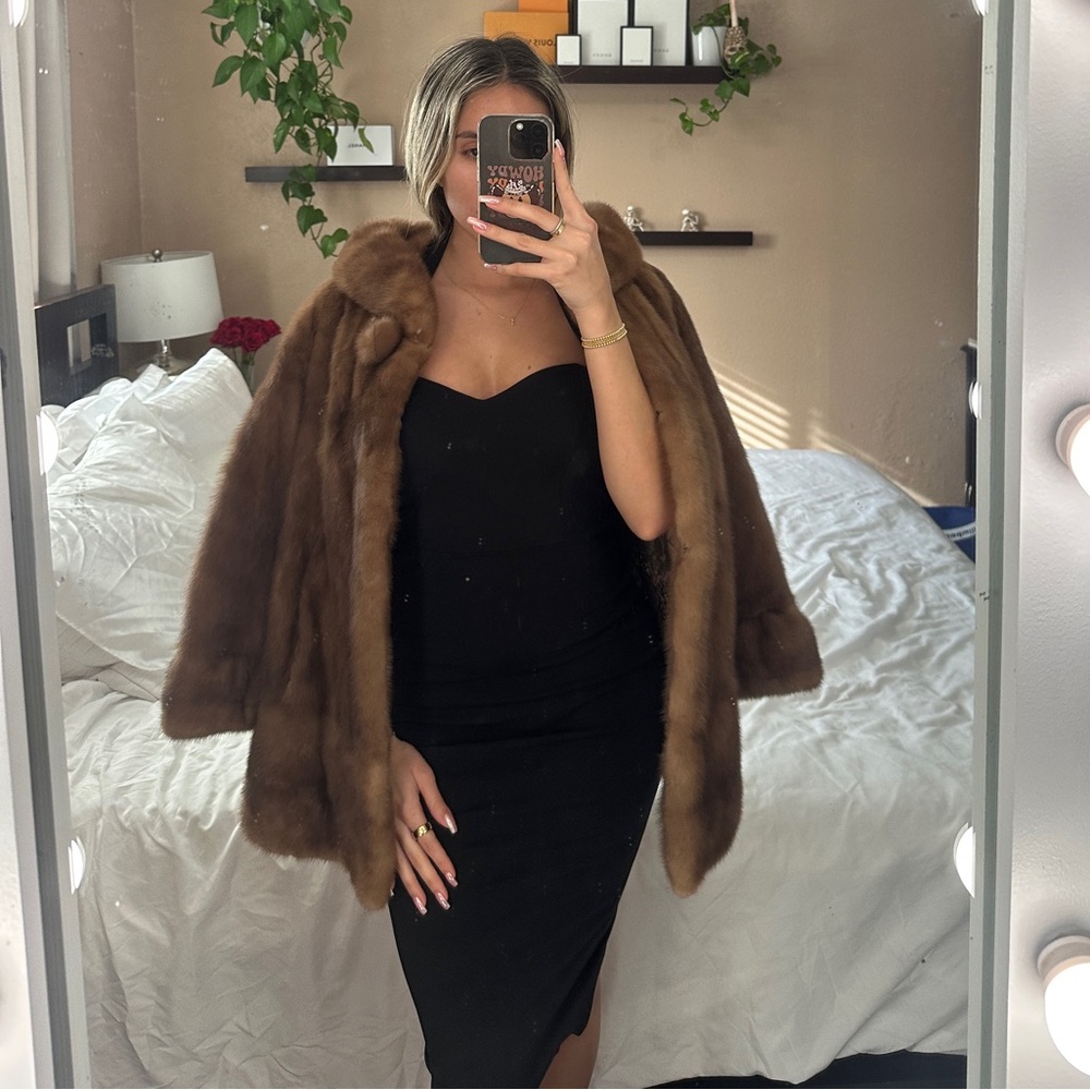 Vintage 1930s fur coat
